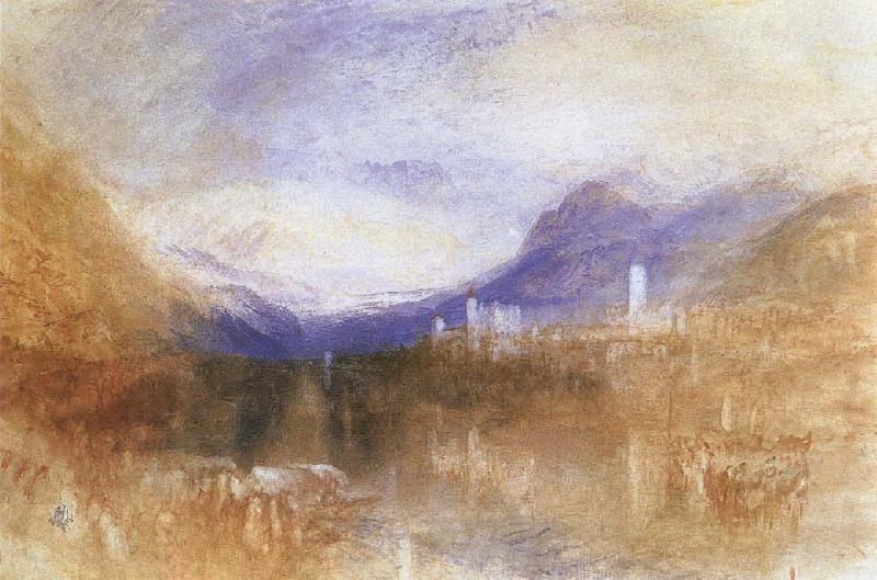 Joseph Mallord William Turner Lake France oil painting art